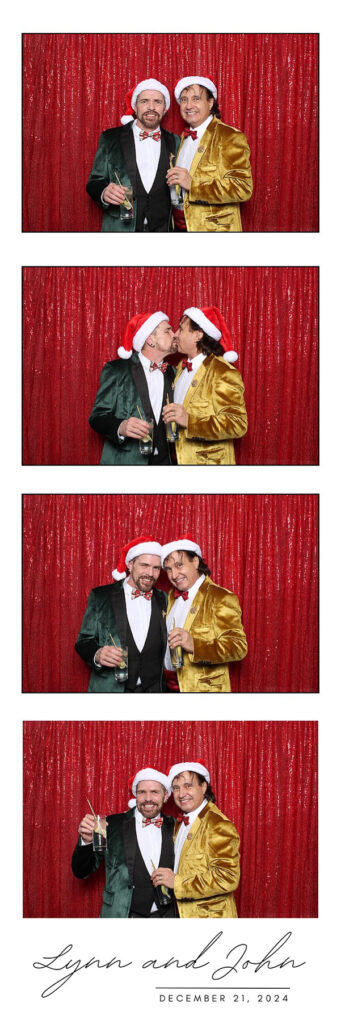 could wearing Santa hats