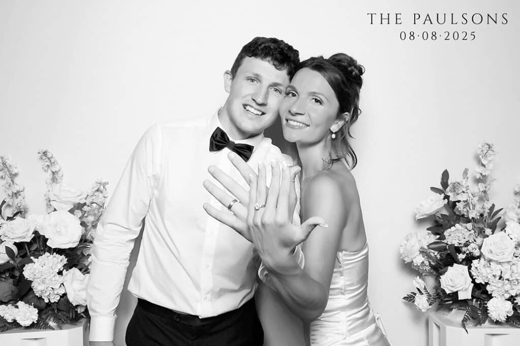 Bride in Groom smiling