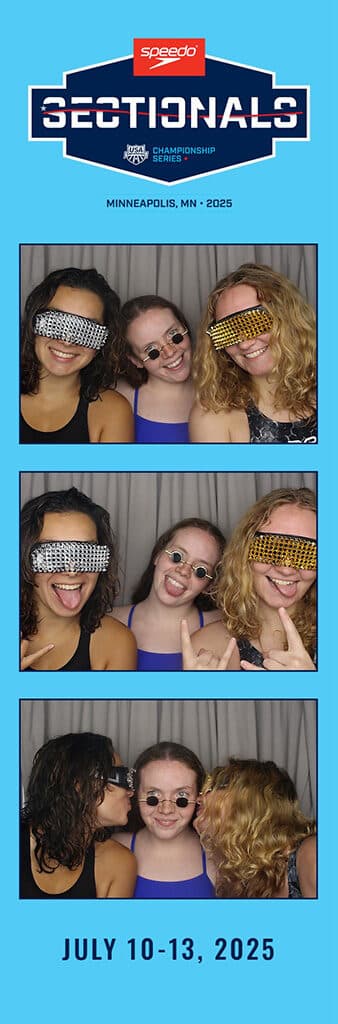 Blue photo strip